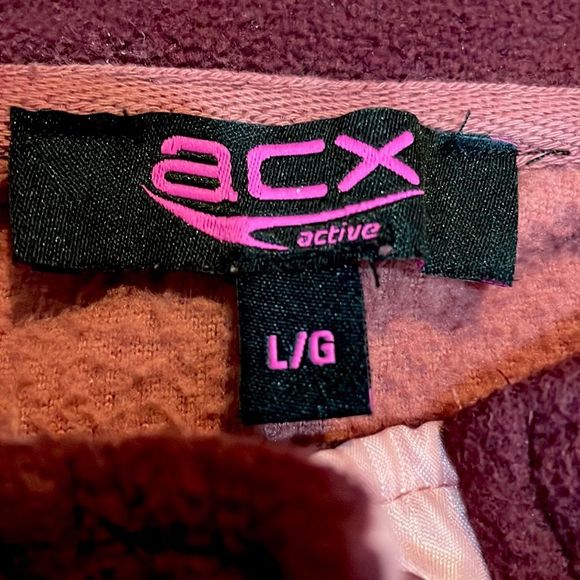 Vintage Burgundy and Coral Sweatshirt - Picture 4 of 6